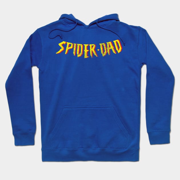 Spider-Dad (Distressed) Hoodie by frizbee